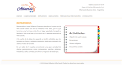Desktop Screenshot of hotelalbatrosgesell.com.ar